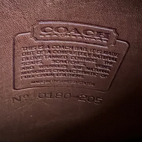 Vintage coach station bag 5130 British brown - Picture 2 of 6